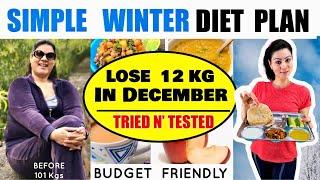 2024 December Winter Diet Plan To  Lose Weight Fast In Hindi | 100% Effective Weight Loss Diet Plan