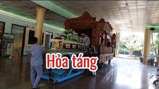 Đưa linh cữu Thế Bảo về Hoa Viên Bình Dương hỏa táng