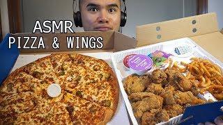 Asmr PIZZA & WINGS * EXTREME CRUNCH * EXTREME EATING SOUNDS *NO TALKING