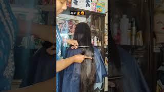 Indian Girl: Long To Short Haircut