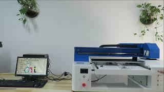 Antprint A3pro A2plus T9 food dtg UV Printer Installation video (1)