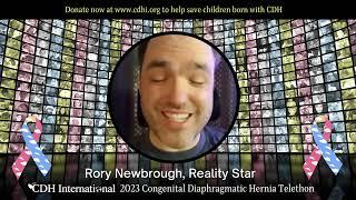 Rory Newbrough   2023 CDH International Congenital Diaphragmatic Hernia Telethon