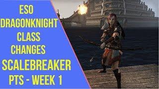 Dragonknight Class Changes | ESO Scalebreaker PTS - Week 1