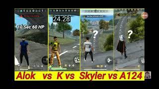 Alok vs K vs Skyler vs A124