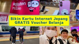 GRATIS ‼️ Cara membuat kartu Internet Rakuten Mobile Japan ‼️ Cara membuat kartu kredit di jepang ‼️