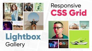 How to Create a Responsive Lightbox Gallery | CSS Grid Gallery