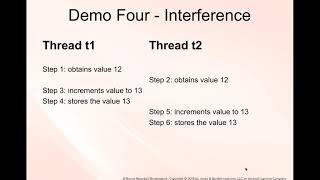 3 Preventing interference on shared memory access by threads