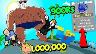 ЧИТЕРСКИЙ КАЧОК! ВКАЧАЛ 1,000,000 СИЛЫ И СТАЛ САМЫМ СИЛЬНЫМ НА СЕРВЕРЕ! ROBLOX Get Big Simulator