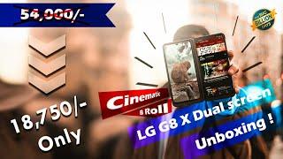 CINEMATIC UNBOXING VIDEO| LG G8x FOR 18740/- |DUAL DISPLAY| FLIPKART BIG BILLION|B-ROLL|Handheld 80d