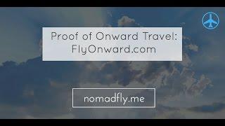 Book proof of onward travel with FlyOnward