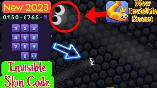 Slither io invisible code - Invisible skin Code 2023 - Slither io invisible snake code