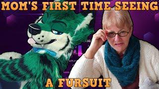 Mom Sees Fursuit for the First Time on Twitch