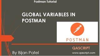 Postman Tutorial - Using Global Variables in Postman