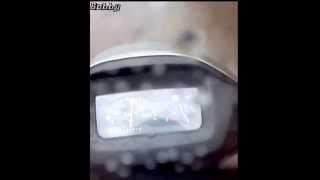 Over 100 km/h in rain Suzuki AN150