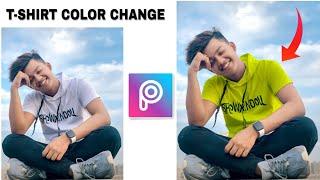 Picsart - How To Change Clothes Color Photo Editing ||  T-Shirt Color Change Tutorial || Ghaus Editz