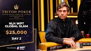 $25K NLH WPT Global Slam – Event #6, Day 2 | Triton Poker Series Jeju 2025