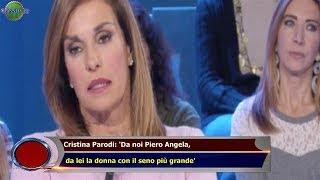 Cristina Parodi: 'Da noi Piero Angela,  da lei la donna con il seno più grande'