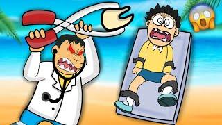 Nobita Escaped Evil Dentist  || Funny Game