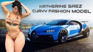 Katherine Saez, trending beautiful Curvy Fitness model and social media influencerbiography & facts