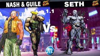 Tristan's MUGEN - Nash & Guile (Me) Vs Seth (Werewood)