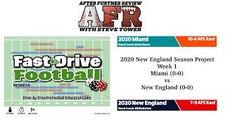 AFR 2020 New England Season Project: Featuring Fast Drive Football by Al Wilson