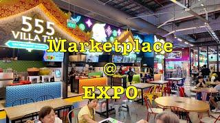 Walkthrough at Expo Food centre - Marketplace @ Expo #food #singapore #foodcentre #expo #pocket3