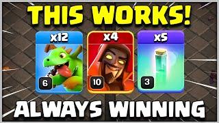 THIS WORKS!! New TH12 Blizzard Attack Strategy + (Baby Dragon) CoC