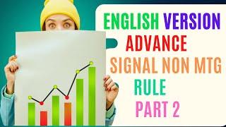 Advance signal rule  non mtg for Quotex, Binamo, olymp and pocket option Part 2- English Verson