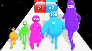 RED ROVER GIANT RUSH - Level Up 'Blob Runner 3D' Gameplay Max Level