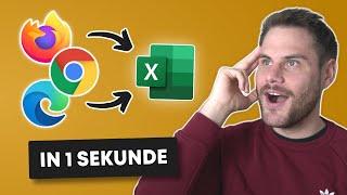 ALLE Daten im Internet mit EINEM Klick in Excel importieren