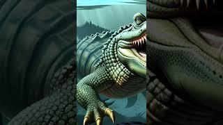 #edit dinosaur + crocodile = dinodile #animals #hybrid