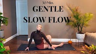 30 Min Gentle Slow Flow Yoga Practice for After Thanksgiving