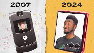 2007 Flip Phone vs 2024 Flip Smartphone (Cancelled Tech vs The Reboot)