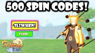 [500 SPINS] *NEWEST* Shindo Life SPIN CODES For FREE Spins & Rell Coins!
