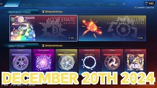 Rocket League ITEM SHOP Daily #80 (20th December 2024)