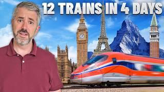 Across Europe on 12 TRAINS!(Orient Express for LESS?)