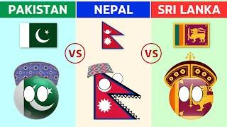 Pakistan vs Nepal vs Sri Lanka - Country Comparison