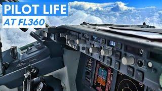 Life at FL360 | Boeing 737 Cockpit Views | Pilot Life in 4K | Cockpit Video