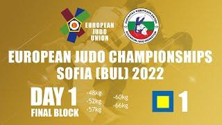 Day 1 Finals: European Judo Championships Sofia 2022