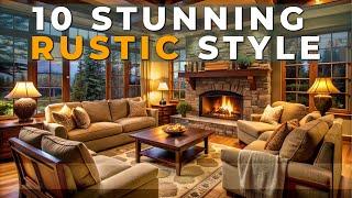 "Transform Your Home: 10 Stunning Rustic Style Interior Design Ideas!"