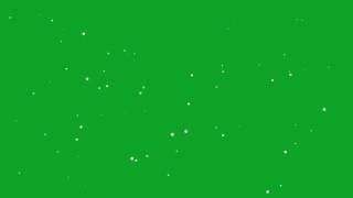 Particles Animation - 10 Minutes Loop (green screen)