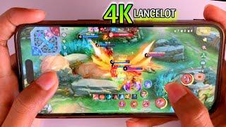 Top Global Lancelot Handcam iPhone 14 Pro Max Test MLBB Full Gameplay no Edit