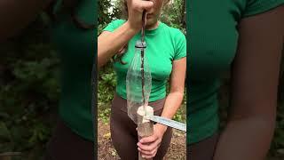 NEW invention from the FOREST GIRL #camping #survival #bushcraft #outdoors #marusya #shiklina