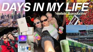 DAYS IN MY LIFE (realistic & productive) | Brat Club Night, AFL match, etc! | Australia