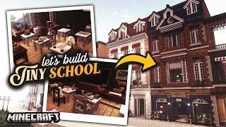 Adding a School to my Town ┊Minecraft with Cocricot Miniaturia Mods