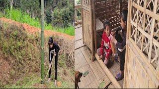 Single Mom - Building and Finishing a House Entirely Out of Bamboo - Life Off the Grid