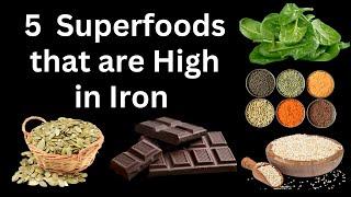 Top 5 Iron-Rich Superfoods You Need in Your Diet @Indianhealthdiary