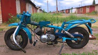 USSR mini motorbike restoration FULL | Полное восстановление советского мини-мопеда Рига 30