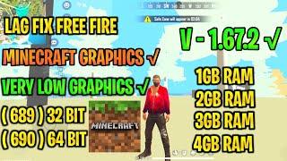 Lag Fix Free Fire Config file 100 % Working  | 1Gb 2Gb ram Lag Fix| V - 1.67.2 | Vskin + Vbot |