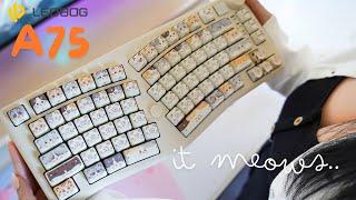 Attention Cat Lovers! - Leobog A75 Cat Keyboard (Review, Unboxing, Sound Test)